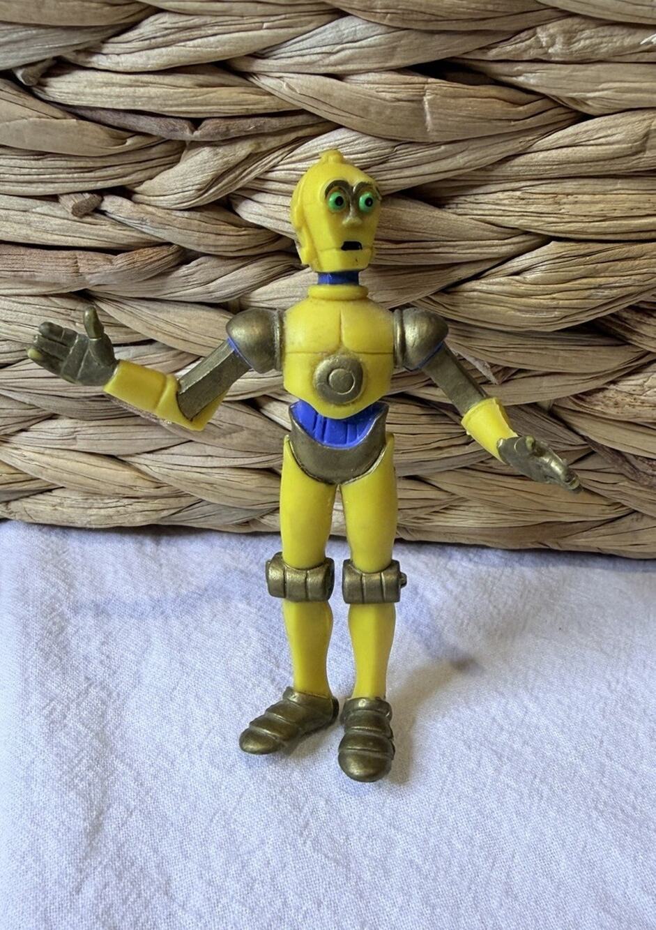Vtg Star Wars Droids C-3PO PVC figure Comics Spain ANH 1986 3.75” figurine